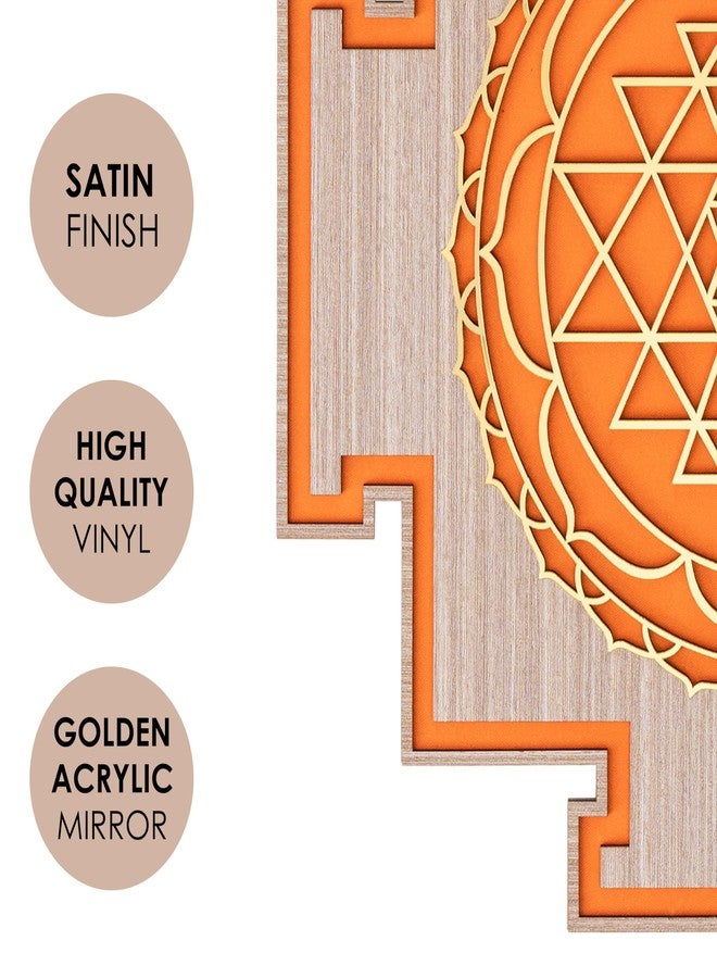 SOLOBOLO Shree Mahalaxmi Saraswati Yantra | Wall Decor Set | Vastu Item for Wealth and Knowledge | Spiritual Decor for Home, Office, Vastu Gift for Special Occasions (Yantra Combo, 6 Inch) - Image 3